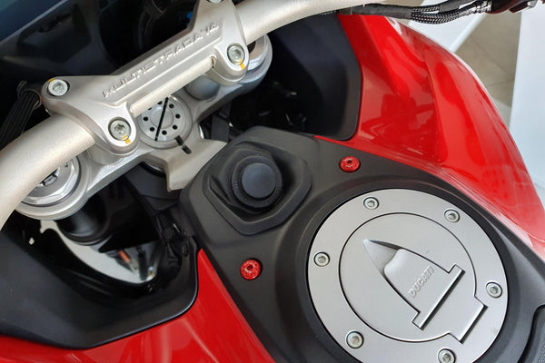 CNC RACING | Fuel tank cover screw set for Ducati Multistrada v4