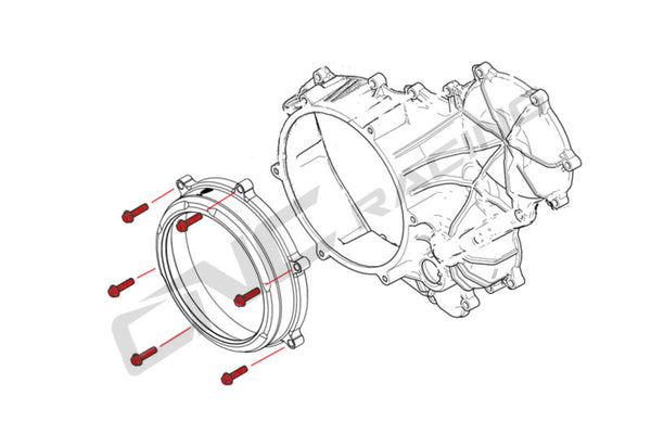 CNC RACING | Clutch cover Ducati SBK Panigale series screw kit - Titanium