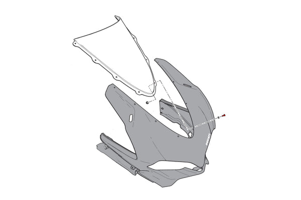 CNC RACING | Screen bolt kit - Ducati