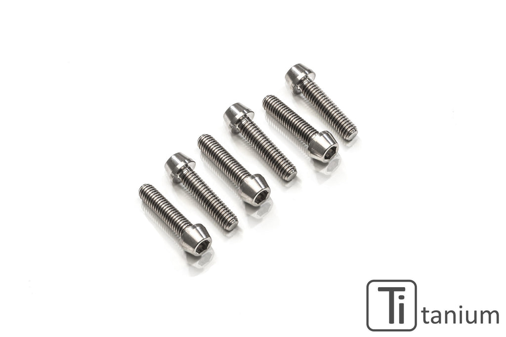 CNC RACING | Clutch cover Ducati SBK Panigale V4 R screw kit - Titanium