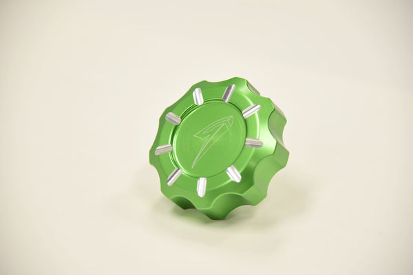 Graves Motorsports Kawasaki Teryx KRX 1000 Billet Machined Gas Cap - Green