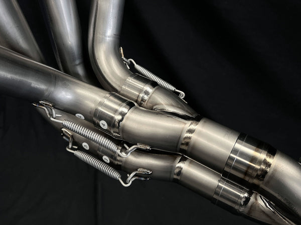Kawasaki Z900RS Cafe Racer Vandemon Full Titanium Exhaust System 2018-25