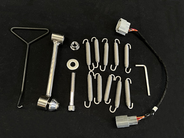 Kawasaki Ninja ZH2 Vandemon Polished Titanium Exhaust System