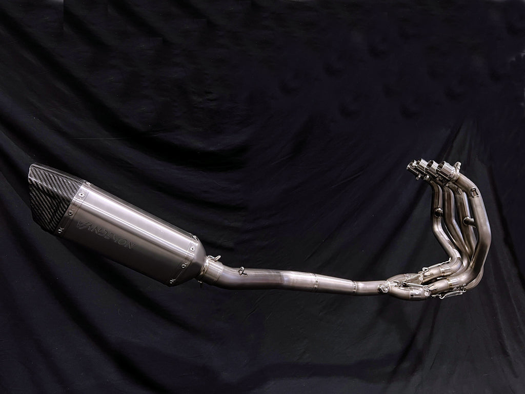 Kawasaki ZX4R-ZX4RR Side Mount Titanium Race Exhaust System 2023-2026