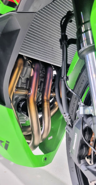 Kawasaki ZX4R-ZX4RR Side Mount Titanium Race Exhaust System 2023-2026