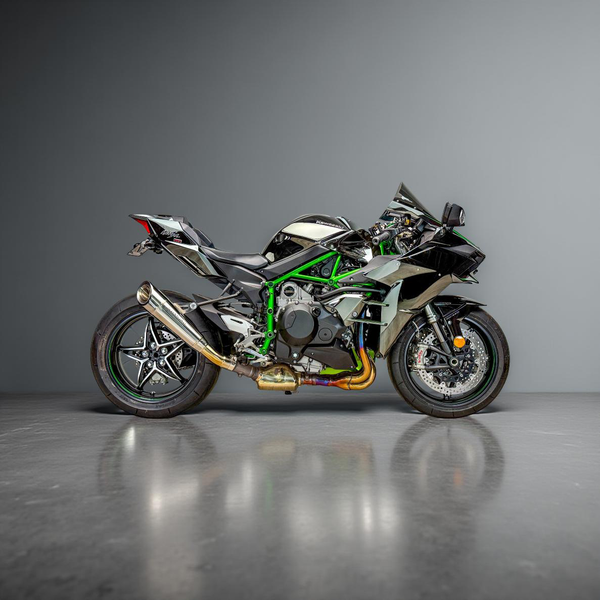 Kawasaki Ninja H2 Vandemon H2R Titanium Slip-On 2015-On
