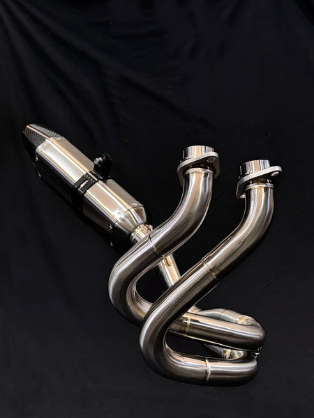 Kawasaki Ninja 650 / Z650 Vandemon Stainless Steel Exhaust System 2017-2026