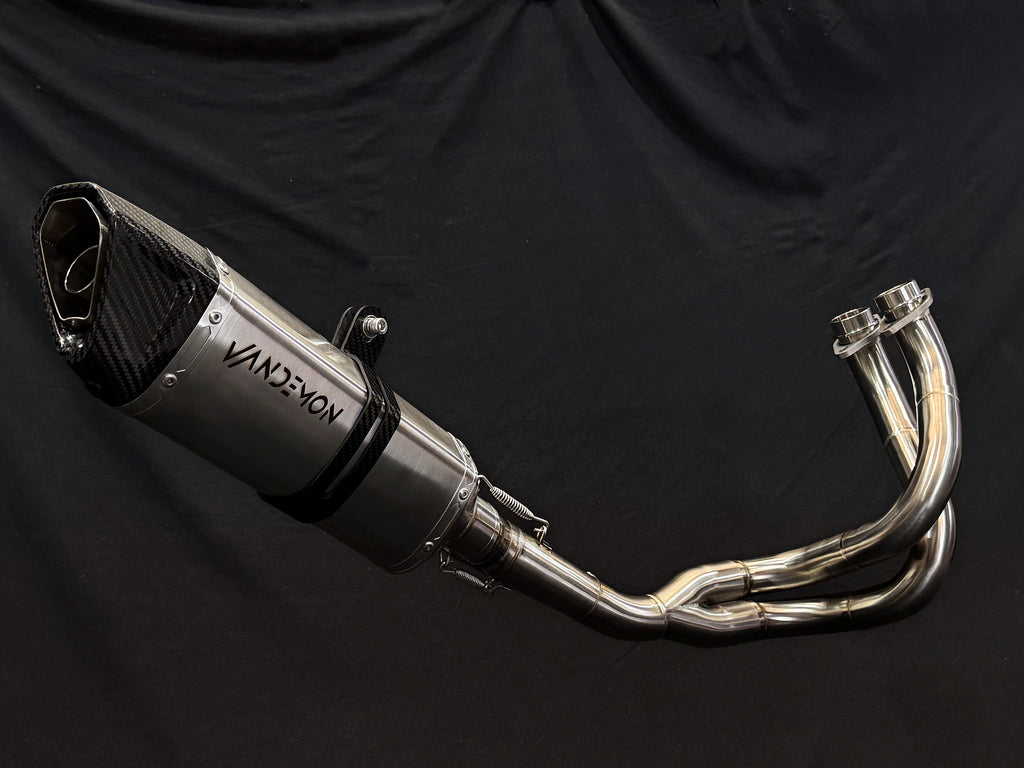 Kawasaki Ninja 650 / Z650 Vandemon Stainless Steel Exhaust System 2017-2026