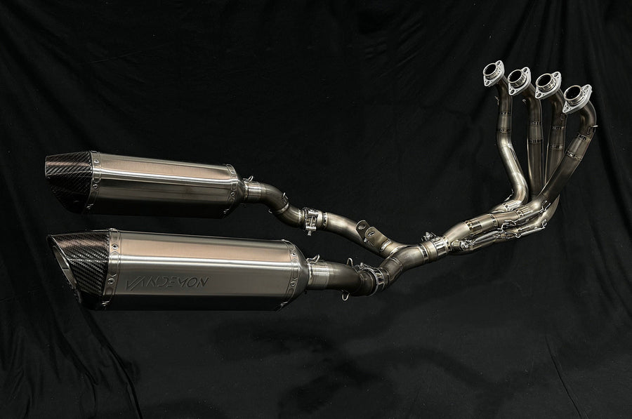 Kawasaki Z1000 Vandemon 4 into 2 Titanium Exhaust System 2014-2020