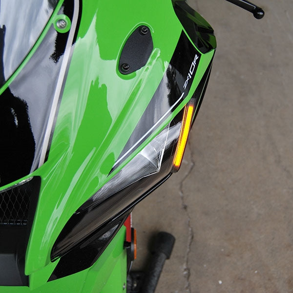 NRC Kawasaki ZX-10R Front LED Turn Signals (2016 - 2020) - Image 1