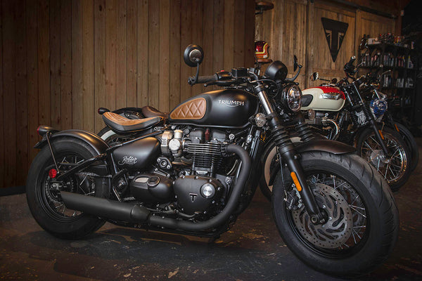 Triumph | Bobber 17-25 | Vintage Diamond | Rider Seat Cover