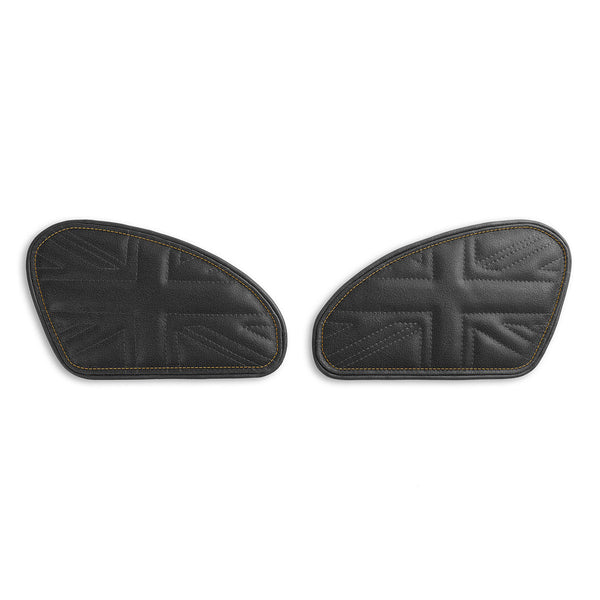 Triumph | Bonneville T100 17-26, Bonneville T120 16-26, Thruxton 16-24, Scrambler 1200 19-23, Speed Twin 1200 19-23 | Union Jack | Knee Grips