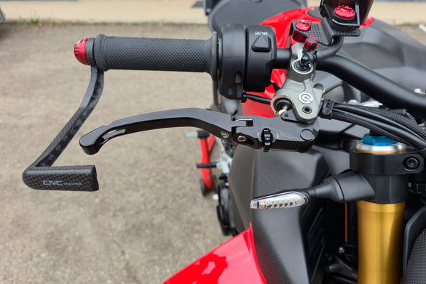 CNC RACING | Brake lever RACE EVO Folding For Brembo Semi-Radil Master Cylinders