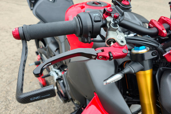 CNC RACING | Brake lever RACE EVO Folding For Brembo Semi-Radil Master Cylinders