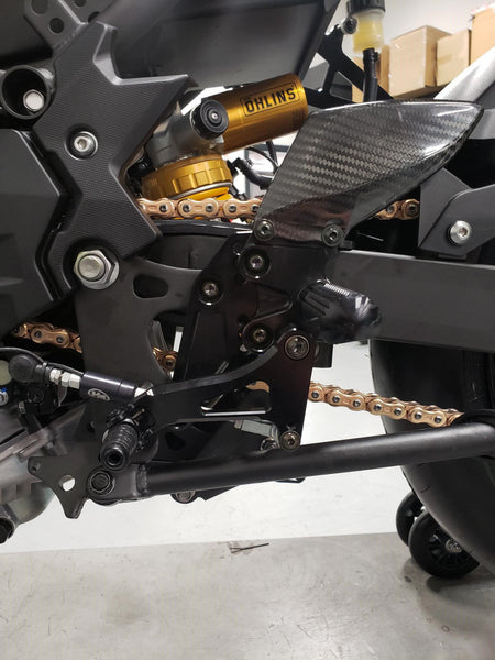 Graves Motorsports Kawasaki Ninja 400 + Ninja 500 Adjustable Rearsets