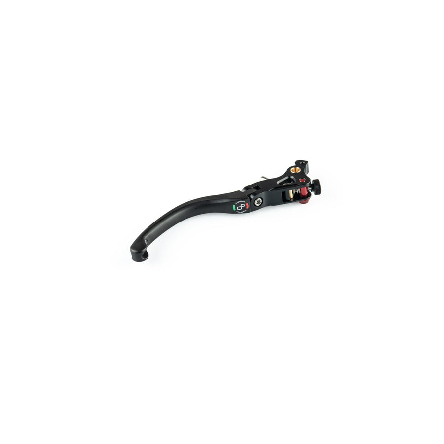 LighTech LEVD122H folding brake lever, H type black blade and mounting assembly; exact master-cylinder fitment must match the part number.
