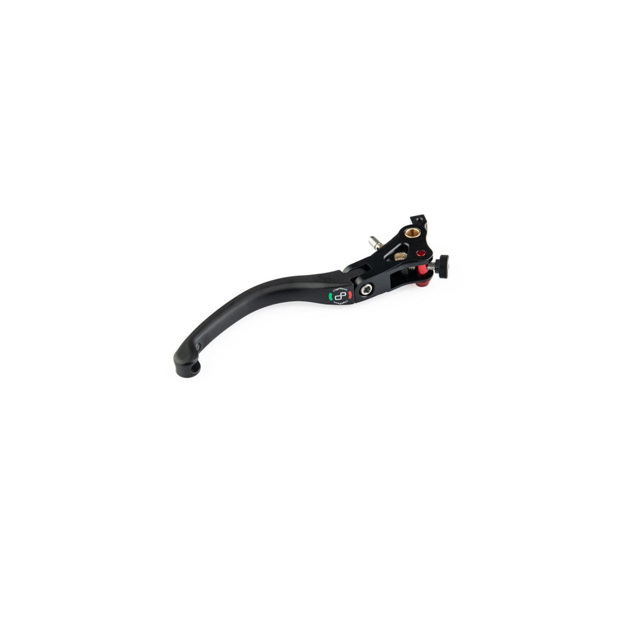 LighTech LEVD127H folding brake lever, H type black blade and mounting assembly; exact master-cylinder fitment must match the part number.