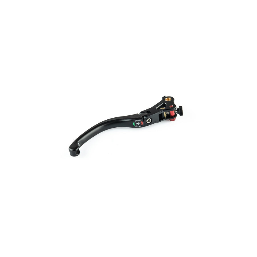 LighTech LEVD132H folding brake lever, H type black blade and mounting assembly; exact master-cylinder fitment must match the part number.