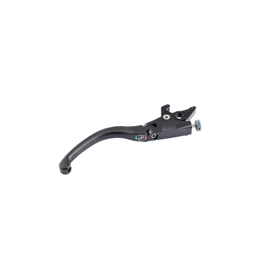 LighTech LEVD138H folding brake lever, H type black blade and mounting assembly; exact master-cylinder fitment must match the part number.