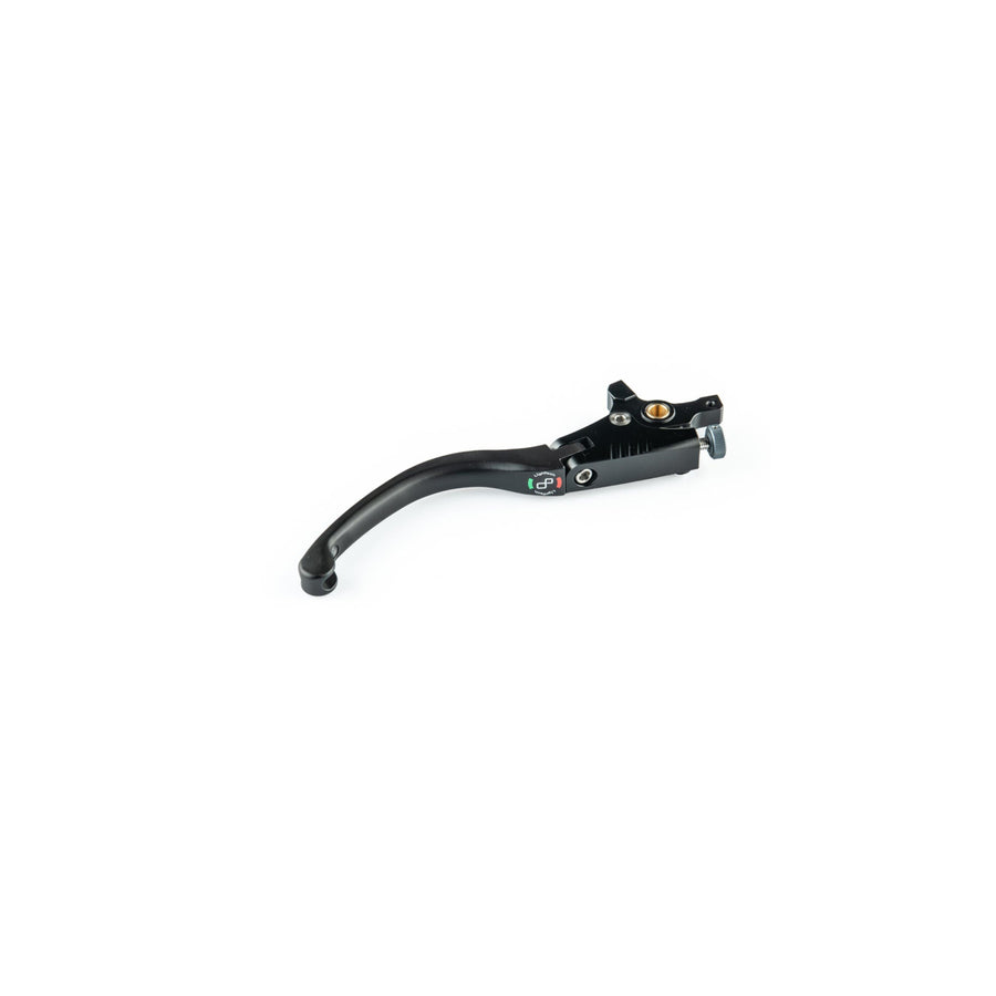 LighTech LEVD140H folding brake lever, H type black blade and mounting assembly; exact master-cylinder fitment must match the part number.