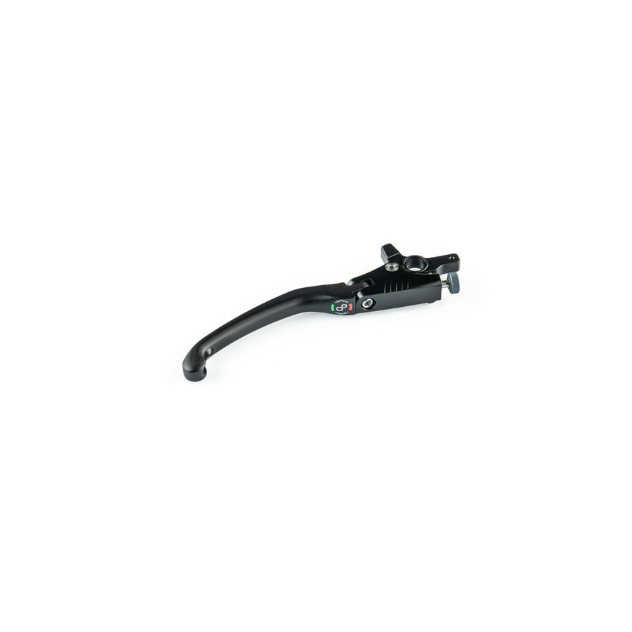 LighTech LEVD141J folding brake lever, J type black blade and mounting assembly; exact master-cylinder fitment must match the part number.