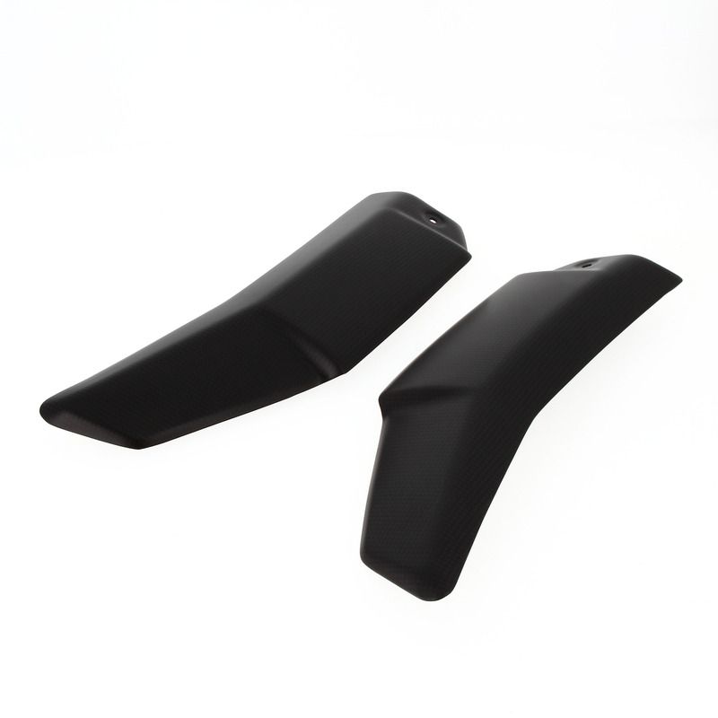 LighTech CARD0725M matte carbon-fibre upper side cooler covers, pair.