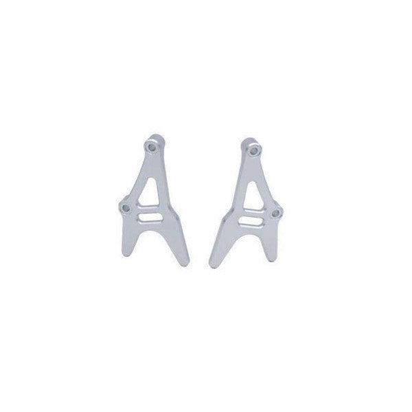 LIGHTECH FTEHO001SIL - pair of silver rear stand lifter brackets for Honda CBR1000RR-R; mounting hardware and rear stand not pictured