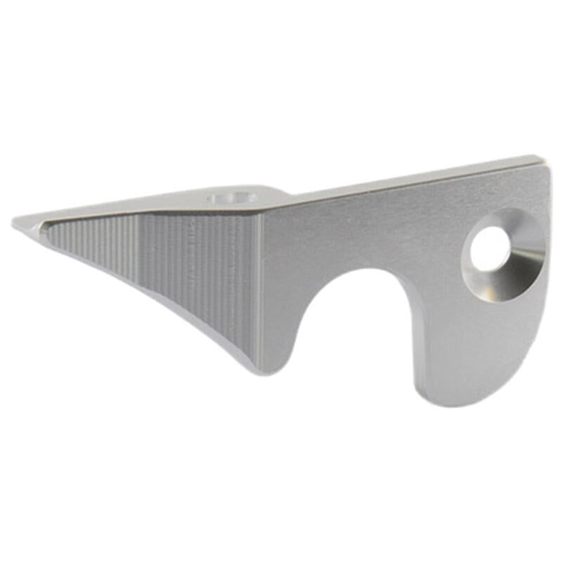 LighTech FTEKA006SIL silver lifter for Kawasaki ZX-10R original chain adjusters; single-side component view, opposite-side lifter and mounting hardware are not pictured.