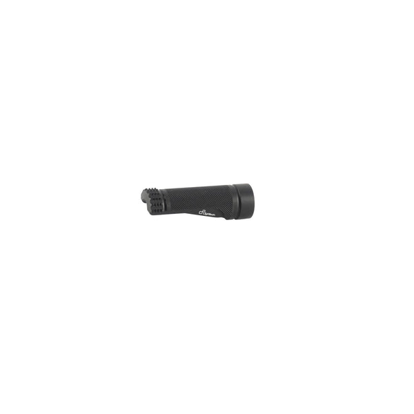 LIGHTECH FTP100NER - footpeg for compatible original rearsets; adaptor not shown