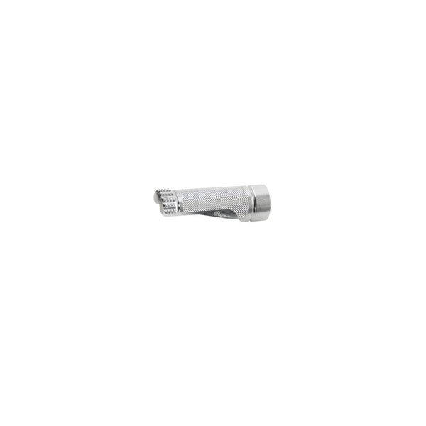 LIGHTECH FTP100SIL - footpeg for compatible original rearsets; adaptor not shown