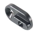 LIGHTECH FTR290NER - black toe-peg holder; toe peg not included