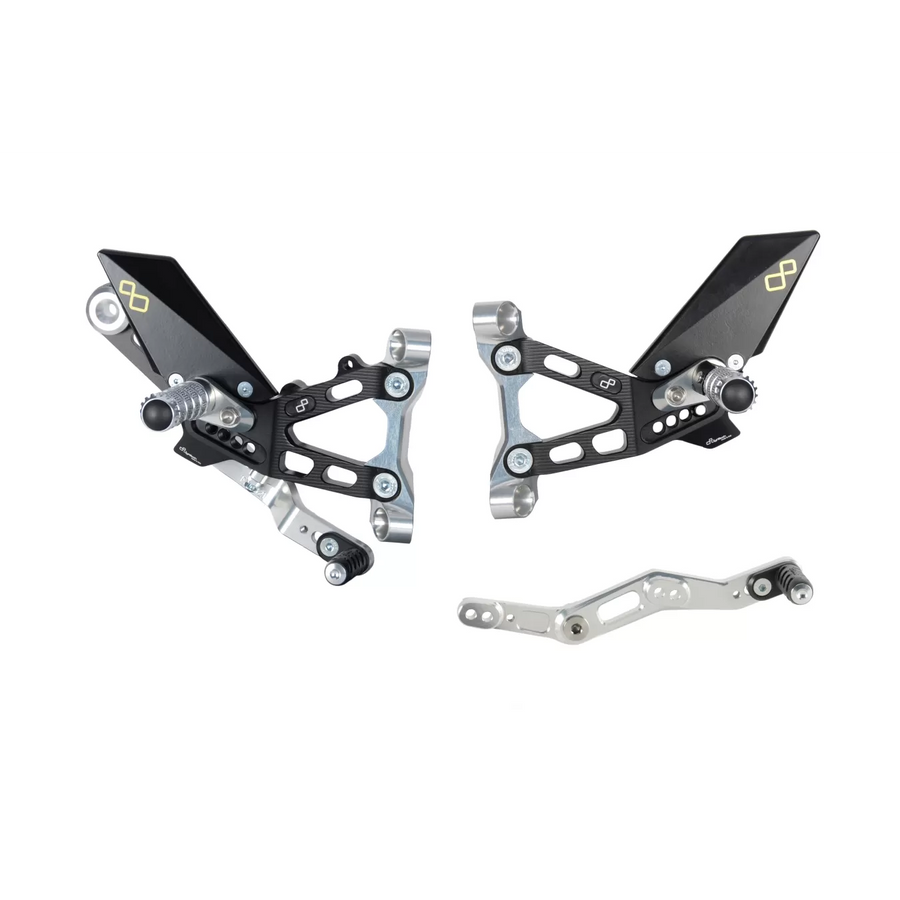 LighTech FTRBM007W folding-footpeg rearsets