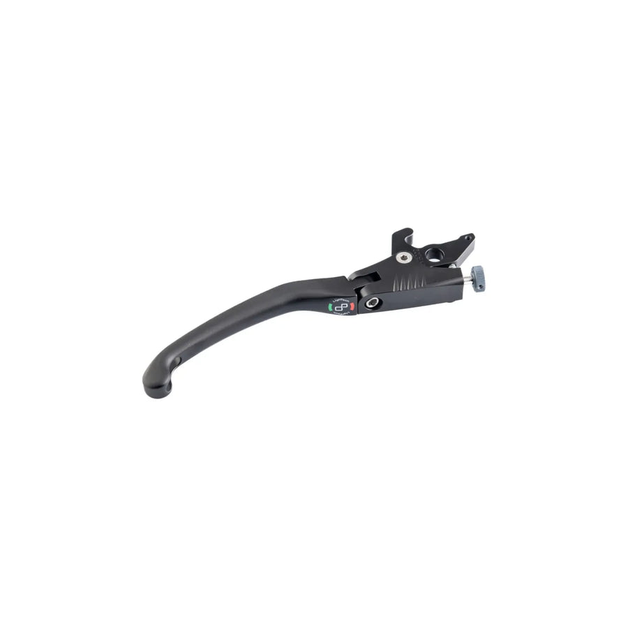 LIGHTECH LEVD145J - J-profile folding brake lever, black finish
