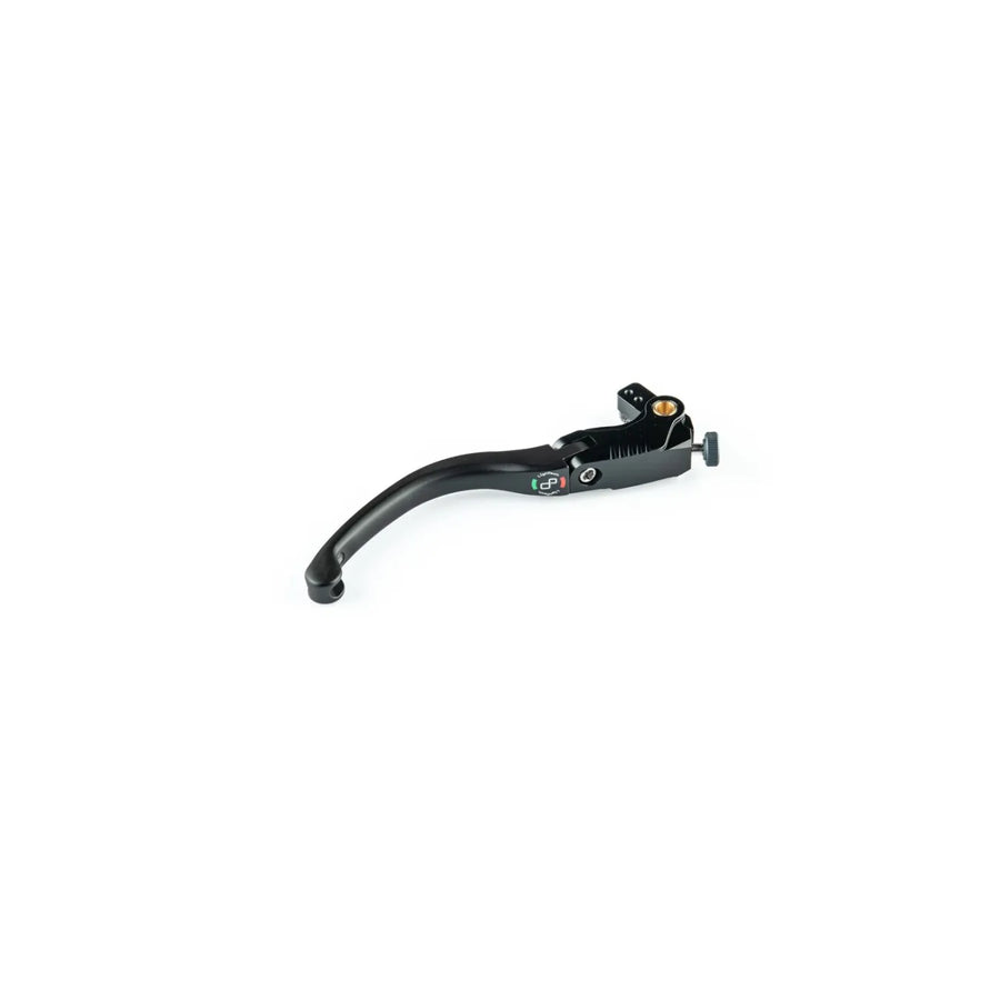 LIGHTECH LEVD146H - H-profile folding brake lever, black finish
