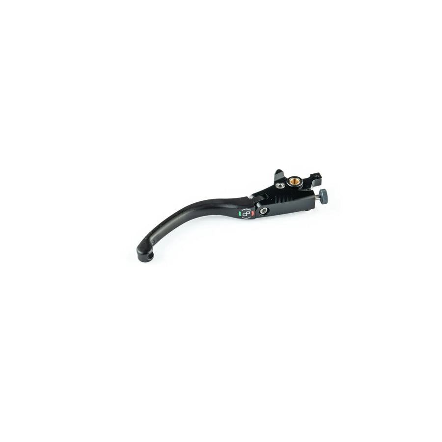 LIGHTECH LEVD148H - H-profile folding brake lever, black finish
