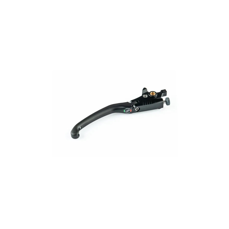 LIGHTECH LEVD148J - J-profile folding brake lever, black finish