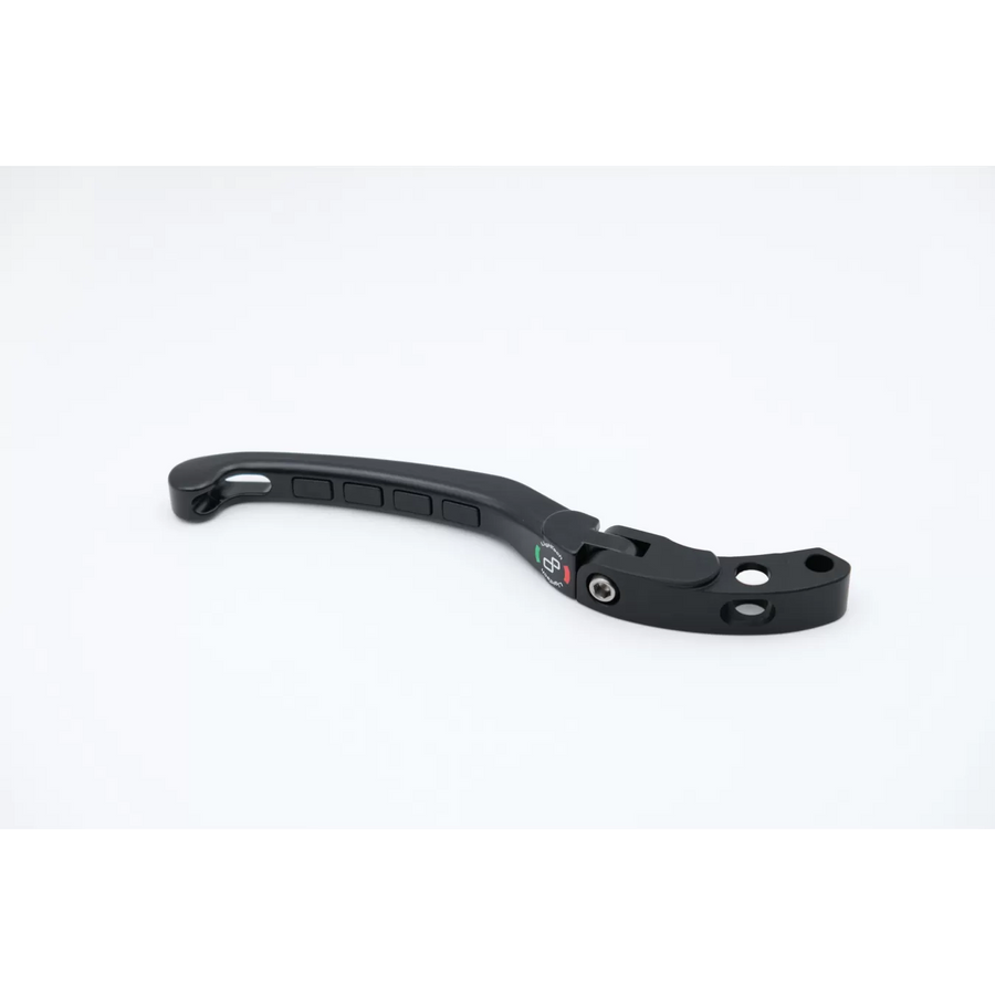 LIGHTECH LEVD504K - K-profile folding brake lever, black finish