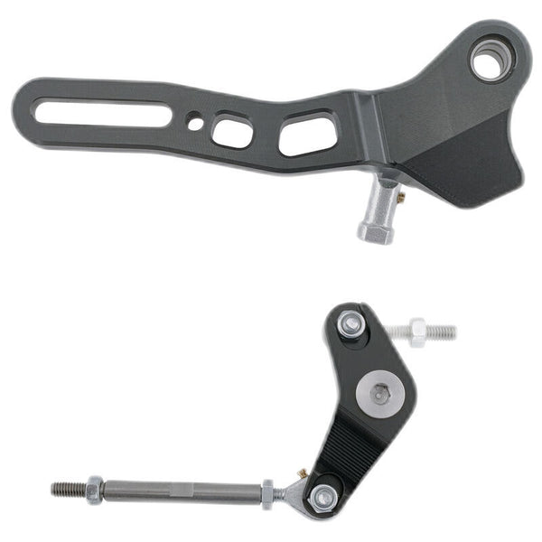 LighTech RFTR290 standard-to-reverse shift conversion components for FTRAP005, FTRAP005W and FTRAP005R rearsets; lever and linkage assembly shown, complete rearsets are not included.