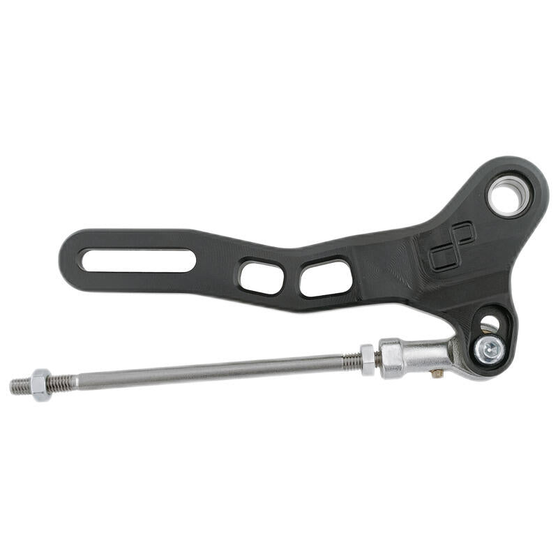 LighTech RFTR291 reverse-to-standard shift conversion lever and linkage rod for FTRAP005, FTRAP005W and FTRAP005R rearsets; pictured components only.
