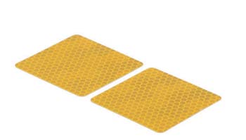 LIGHTECH STK120 - adhesive side reflector kit, 50 x 50 mm