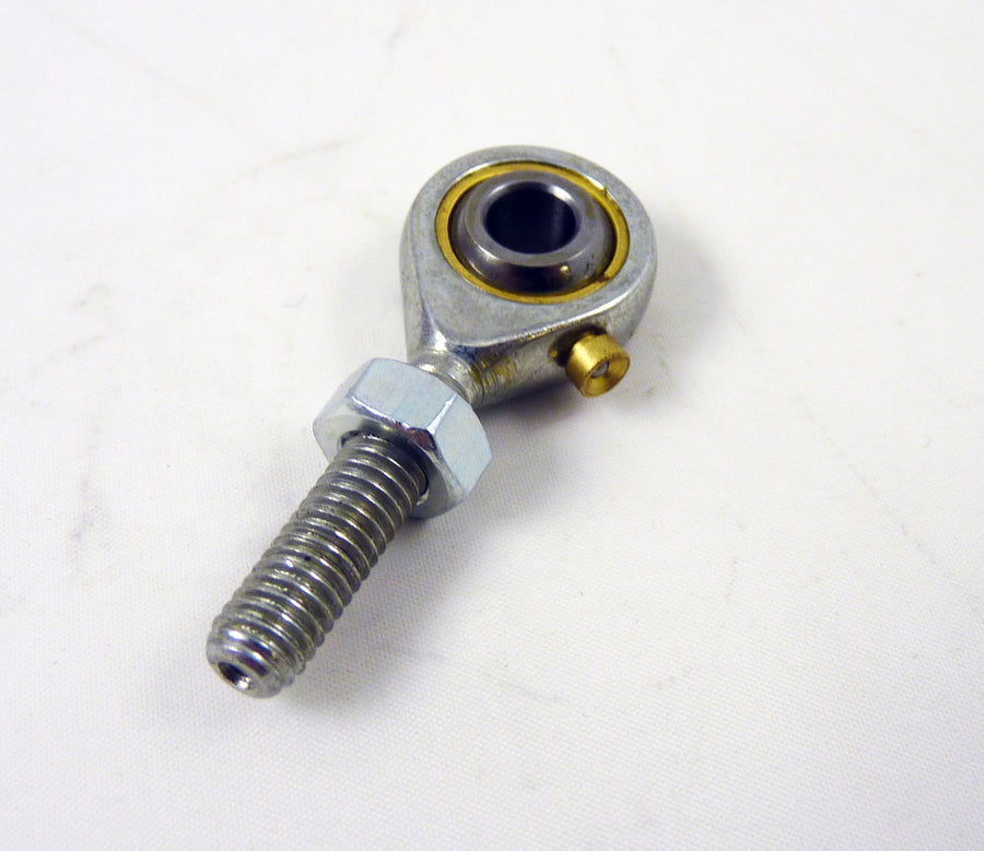 LighTech VAR1036 M6 male right-hand-thread rearset rod end, product photograph.