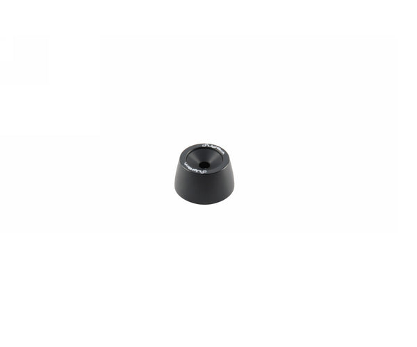 LighTech WAPHO406NER black wheel-axle slider BODY DETAIL, one body pictured; the complete front/rear kit, spacers and mounting hardware are not shown.