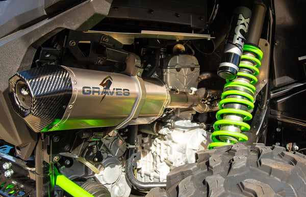 Graves Motorsports Kawasaki Teryx KRX 1000 Full Titanium Exhaust System