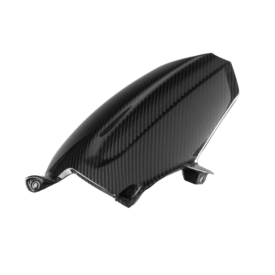 LighTech CART1220 gloss carbon rear mudguard.