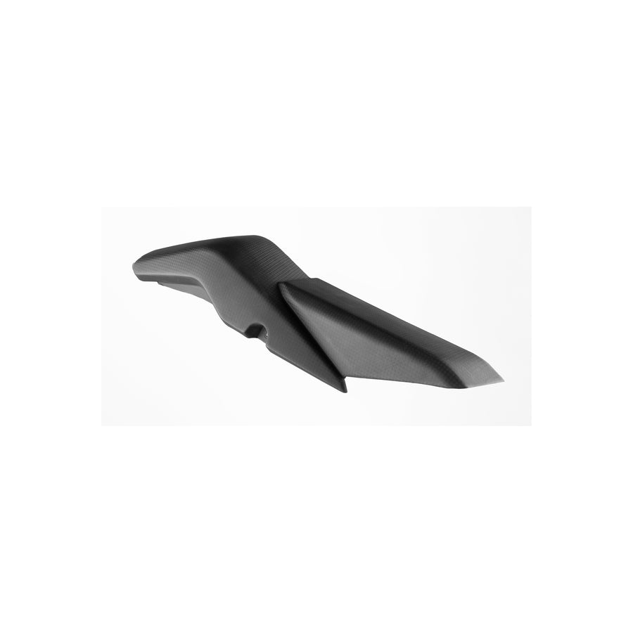 LighTech CARY4912M matte carbon upper drive-belt cover for Yamaha TMAX 560 2020-2026.