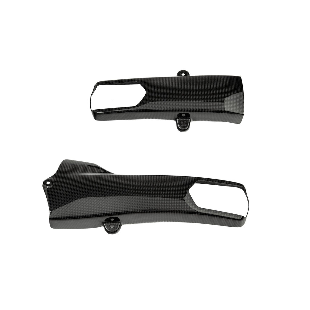 LighTech CARY4960 carbon swingarm protectors - pair, gloss.