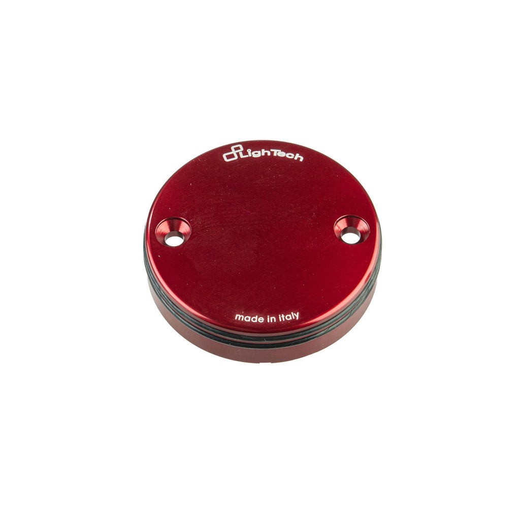 LighTech FBC33ROS brake and clutch reservoir cover - red.