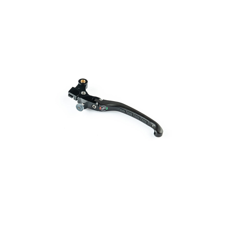 LighTech LEVXF116K black folding clutch lever, K profile; one lever shown.