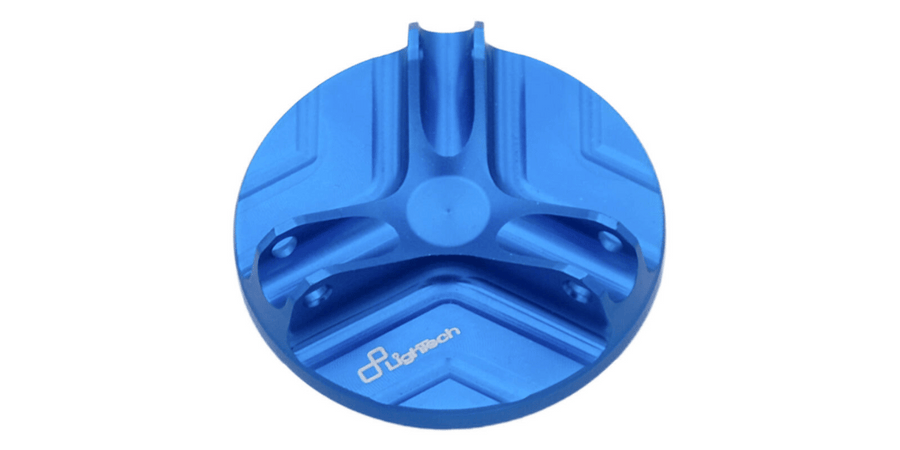 LighTech OIL111COB m20 x 2.5 ergal oil filler cap - cobalt.