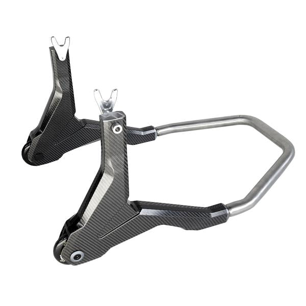 LighTech RSC004F Carbon Rear Paddock Stand with Fork Supports.
